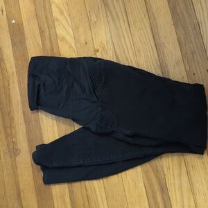 LOFT Petites Maternity Black Skinny Pant